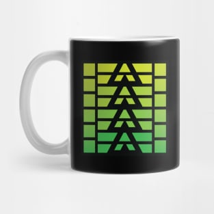 “Dimensional Levels” - V.6 Green - (Geometric Art) (Dimensions) - Doc Labs Mug
